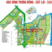 Bản đồ khu dân cư Bình Trưng Đông – Cát Lái