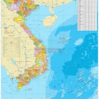 Bản Đồ Việt Nam mẫu 14