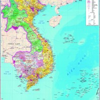 Bản đồ Việt Nam – Lào – Campuchia