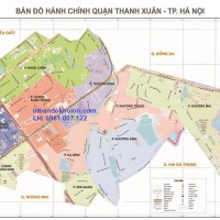 Bản Đồ Hành Chính Quận Thanh Xuân