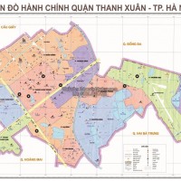 Bản Đồ Hành Chính Quận Thanh Xuân Thành Phố Hà Nội