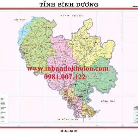 Ban do Binh Duong